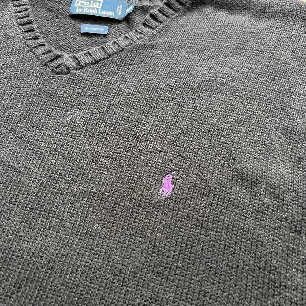 Polo Ralph Lauren Vest Men's 3XLT Black Purple Pullover Sleeveless Shirt Classic